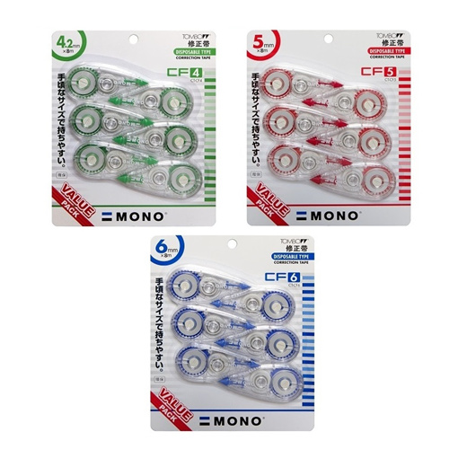 Tombow Mono Correction Tapes CT-CF 4/5/6 (6pcs)
